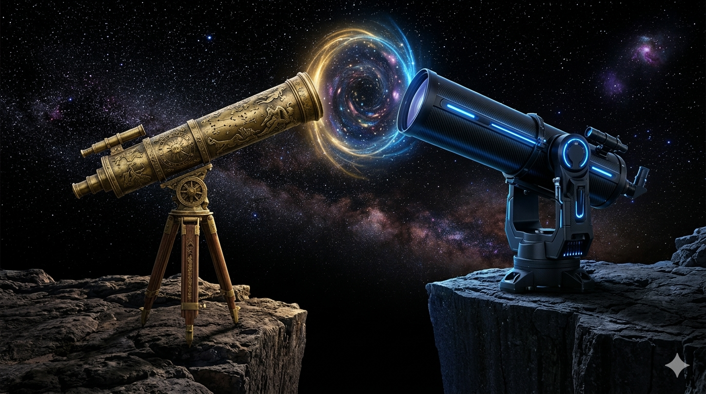 Los telescopios del pasado y del futuro